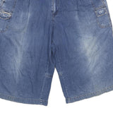 PATROL Mens Shorts Blue Denim Casual XL W32 Cotton Blend Comfortable