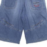 PATROL Mens Shorts Blue Denim Casual XL W32 Cotton Blend Comfortable