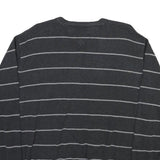 TOMMY HILFIGER Mens Grey & Light Grey Patterned V Neck Basic Knit 2XL Jumper