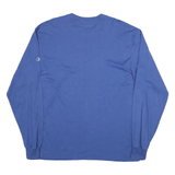 REEBOK Mens Blue Indianapolis Colts Equipment Long Sleeve Crew Neck T-Shirt L