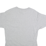 GILDAN Mens Grey Purdue Swimming T-Shirt L Short Sleeve Crew Neck Cotton Blend