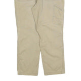 CARHARTT Mens Cotton Blend Beige Relaxed W38 L30 Workwear Trousers Zip Closure