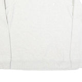 CHAMPION Womens White Crew Neck M Cotton Blend Sweatshirt Pullover Casual