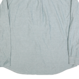 CHAPS Mens Blue 2XL Long Sleeve Cotton Blend Shirt Casual Workwear