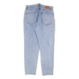 KARL KANI Mens Regular Fit Blue Denim Raw Jeans W35 L32 Classic Cotton Blend Zip