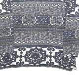 REPAIR BY JELMOLI Womens Blue & White Patterned Crew Neck Sweatshirt S Cotton