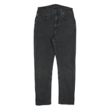 LEVI'S Mens Black Slim Skinny Denim Jeans Cotton Blend W30 L28 Stylish Zip