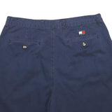 TOMMY HILFIGER Mens Shorts Blue Casual L W36 Classic Cotton Comfortable