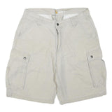 CARHARTT Mens Shorts Beige Casual Cargo Relaxed Fit L W36 Durable Pocketed