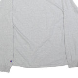 CHAMPION Mens Grey Whitworth Pirates Graphic Long Sleeve Crew Neck T-Shirt L