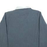 ELLESSE Womens Blue Plain Pullover Polyester Jumper Crew Neck UK 10 Casual