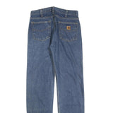 CARHARTT Mens Regular Fit Blue Denim Jeans W32 L34 Zip Cotton Classic Style