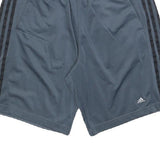 ADIDAS Mens Shorts Blue & Black Sports Casual M W30 Athletic Activewear