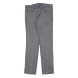 LEVI'S 511 Slim Mens Jeans Grey Slim Denim Medium W30 L32 Stylish Zip Closure