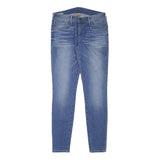 TRUE RELIGION Womens Slim Blue Denim Light Wash Jeans W30 L30 Slim Fit Zip
