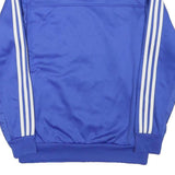 ADIDAS Mens Blue Chelsea Football Club Track Jacket S Polyester Plain Zip Sports