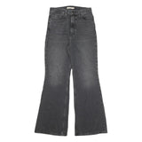 LEVI'S Womens Regular Fit Flared Denim Dark W27 L30 Zip Cotton Blend Jeans
