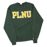 CHAMPION Mens Green PLNU Crew Neck M Cotton Blend Sweatshirt