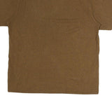 CARHARTT Mens Brown Pocket T-Shirt L Short Sleeve Crew Neck Workwear Casual