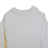 NBA Mens Grey Los Angeles Lakers Long Sleeve Crew Neck Cotton Blend T-Shirt 2XL