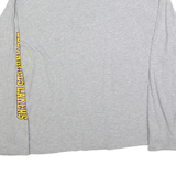NBA Mens Grey Los Angeles Lakers Long Sleeve Crew Neck Cotton Blend T-Shirt 2XL