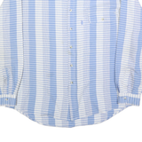 LEVI'S Mens Blue & White Striped Cotton Blend Shirt XL Button Down Casual