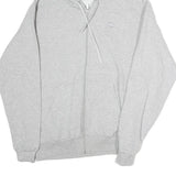 CHAMPION Mens Grey Zip Hoodie M Cotton Casual Lightweight Sweatshirt