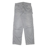 CARHARTT Mens Regular Fit Grey Cotton Blend Trousers W32 L31 Workwear Utility