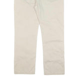 LEVI'S Mens Cotton Blend Beige Regular Straight Trousers W34 L30 Casual Comfort