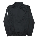 CRANE Mens Black Red Track Jacket L Polyester Blend Zip Reflective Sportswear