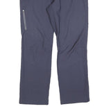 LOFFLER Mens Polyester Blend Navy Regular Fit Straight Leg Trousers W32 L27 Zip