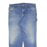 DICKIES Mens Relaxed Blue Denim Jeans W40 L32 Casual Workwear Zip Closure