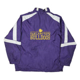 GTM Mens Purple & White Oakland Tech Nylon Zip Jacket XL Lightweight Sports Team