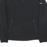 BERGHAUS Womens Black Fleece Jacket UK 12 Lightweight Outdoor Zip Up