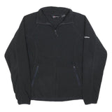 BERGHAUS Womens Black Fleece Jacket UK 12 Lightweight Outdoor Zip Up