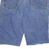 WRANGLER Mens Denim Blue Casual Shorts 2XL W36 Cotton Blend Comfortable Fit