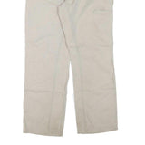 CARHARTT Mens Cotton Blend Beige Regular Straight Trousers W32 L30 Durable