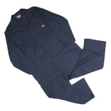 DICKIES Mens Navy Blue Polyester Blend Dungarees Relaxed Fit Plain 2XL W50 L25