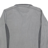 COLUMBIA Mens Grey Outdoor Pullover Plain High Neck Basic Knit S Soft Warm