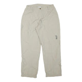 JACK WOLFSKIN Womens Polyester Blend Beige Relaxed Straight Trousers W28 L28