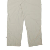 JACK WOLFSKIN Womens Polyester Blend Beige Relaxed Straight Trousers W28 L28