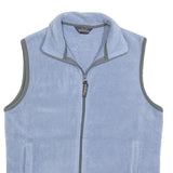 WOOLRICH Womens Blue Zip Jacket M Polyester Fleece Casual Outdoor Layering