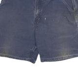 CARHARTT Mens Shorts Blue Casual 2XL W36 Cotton Blend Workwear Utility