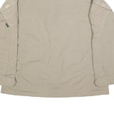 TRU-SPEC Mens Beige Cotton Blend Tactical Zip Jacket L Plain Utility Military
