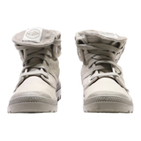PALLADIUM Ankle Boots Grey Canvas Womens UK 4