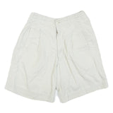 AMERICAN EAGLE Womens Shorts White Casual XXS W24 Cotton Blend Lightweight