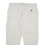 CARHARTT Mens Cotton Blend Relaxed Beige Trousers W40 L30 Utility Workwear