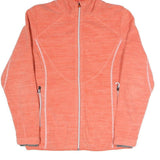 NORTHLAND PROFESSIONAL Womens Orange Hooded Jacket M Polyester Blend Plain Zip