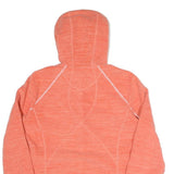 NORTHLAND PROFESSIONAL Womens Orange Hooded Jacket M Polyester Blend Plain Zip