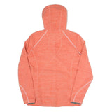 NORTHLAND PROFESSIONAL Womens Orange Hooded Jacket M Polyester Blend Plain Zip